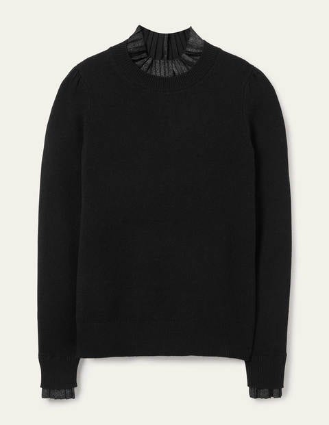 Felicity Verzierter Pullover - Schwarz-Metallic Felicity Verzierter Pullover - Schwarz-Metallic
