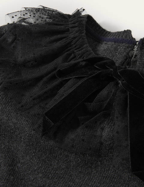 Felicity Verzierter Pullover - Anthrazit Melange Felicity Verzierter Pullover - Anthrazit Melange