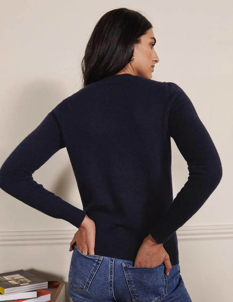 Felicity Verzierter Pullover - Navy Felicity Verzierter Pullover - Navy