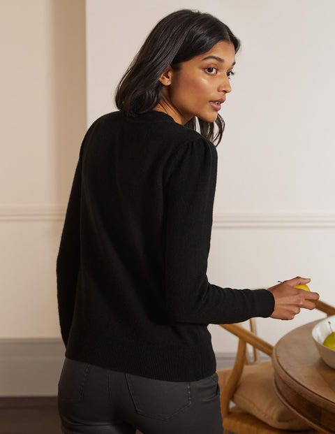 Embellished Cardigan - Black Embellished Cardigan - Black
