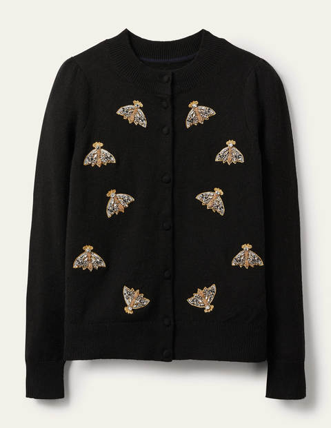 Embellished Cardigan - Black Embellished Cardigan - Black
