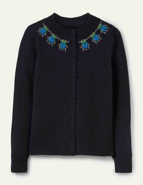 Embellished Cardigan - Navy Embellished Cardigan - Navy
