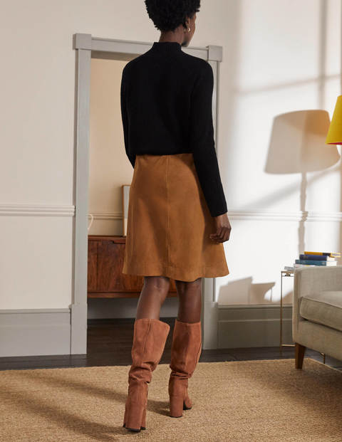 Lilian Suede Mini Skirt - Camel Lilian Suede Mini Skirt - Camel