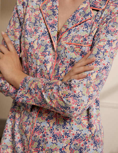 Janie Night Shirt - Milkshake, Enchanting Forest Janie Night Shirt - Milkshake, Enchanting Forest
