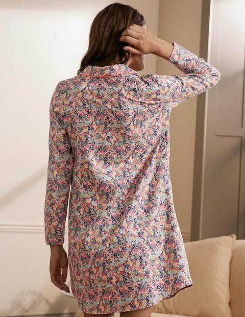 Janie Night Shirt - Milkshake, Enchanting Forest Janie Night Shirt - Milkshake, Enchanting Forest