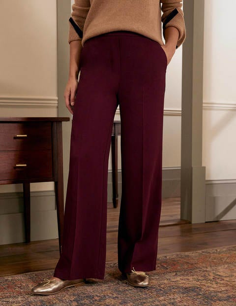 Albemarle Wide Leg Pants - Mulled Wine Albemarle Wide Leg Pants - Mulled Wine
