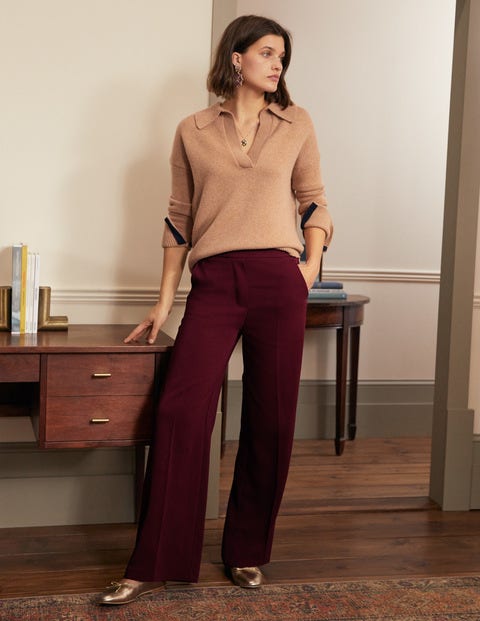 Albemarle Wide Leg Pants - Mulled Wine Albemarle Wide Leg Pants - Mulled Wine