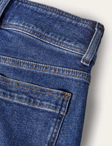Wide Leg Denim Culottes - Mid Vintage Wide Leg Denim Culottes - Mid Vintage