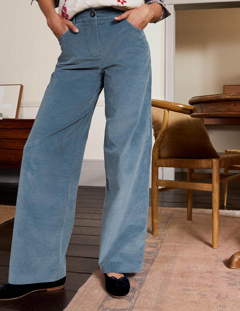 Alexia Cord Trousers - Airforce Alexia Cord Trousers - Airforce