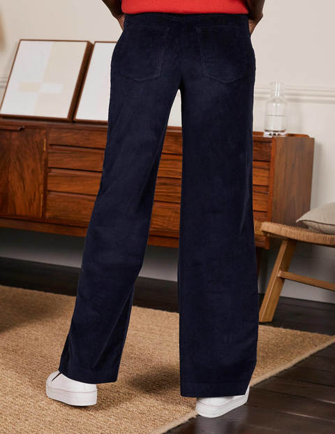 Alexia Cord Trousers - Navy Alexia Cord Trousers - Navy