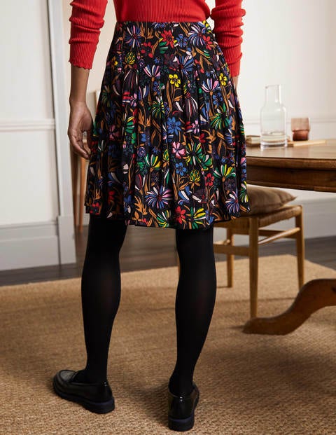 Victoria Pleated Skirt - Black, Wild Dandelion Victoria Pleated Skirt - Black, Wild Dandelion