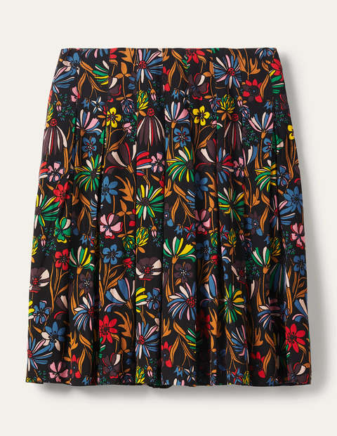 Victoria Pleated Skirt - Black, Wild Dandelion Victoria Pleated Skirt - Black, Wild Dandelion