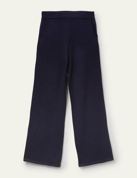 Cashmere Knit Lounge Joggers - Navy Cashmere Knit Lounge Joggers - Navy