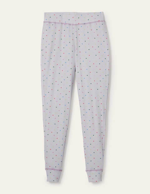 Ribbed Pyjama Leggings - Grey Marl, Multi Little Star Ribbed Pyjama Leggings - Grey Marl, Multi Little Star