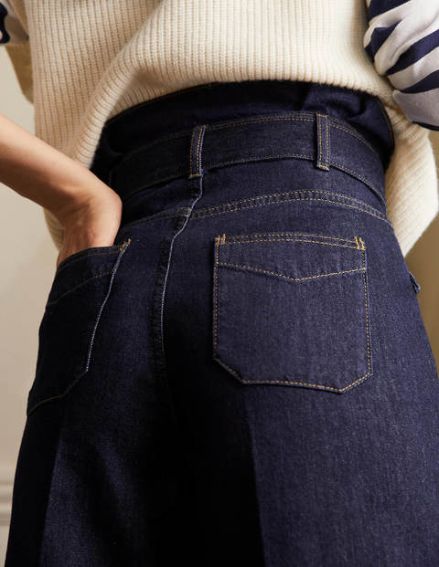 Paperbag Wide Leg Jeans - Indigo Paperbag Wide Leg Jeans - Indigo