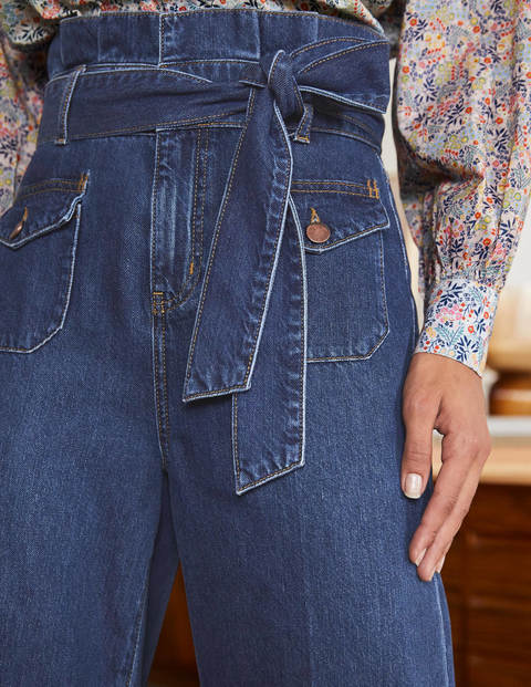Paperbag Wide Leg Jeans - Mid Vintage Paperbag Wide Leg Jeans - Mid Vintage