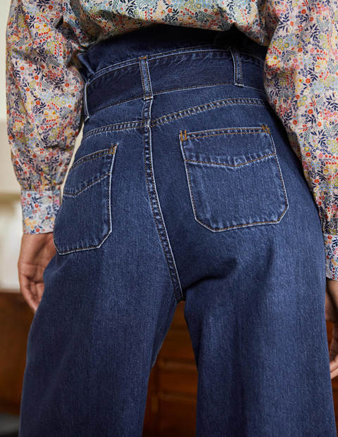 Paperbag Wide Leg Jeans - Mid Vintage Paperbag Wide Leg Jeans - Mid Vintage