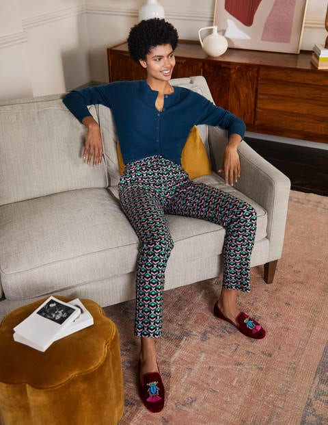 Richmond 7/8 Trousers - Black, Geometric Tile Richmond 7/8 Trousers - Black, Geometric Tile