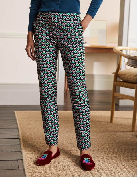 Richmond 7/8 Trousers - Black, Geometric Tile Richmond 7/8 Trousers - Black, Geometric Tile