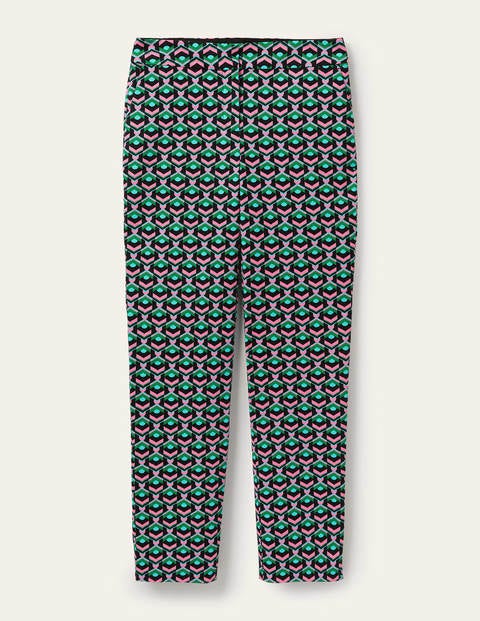 Richmond 7/8 Trousers - Black, Geometric Tile Richmond 7/8 Trousers - Black, Geometric Tile