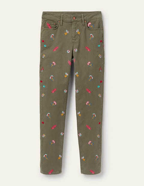 Girlfriend Jeans - Marsh Embroidered Girlfriend Jeans - Marsh Embroidered