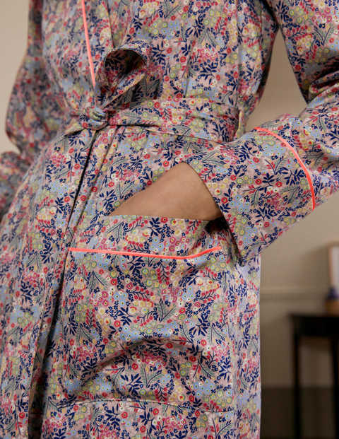 Janie Dressing Gown - Milkshake, Enchanting Forest Janie Dressing Gown - Milkshake, Enchanting Forest