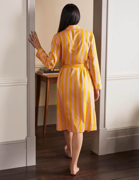 Janie Robe - Milkshake and Wasp Stripe Janie Robe - Milkshake and Wasp Stripe