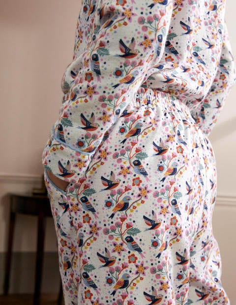 Vanessa Cosy Pajamas - Ivory, Pretty Bird Vanessa Cosy Pajamas - Ivory, Pretty Bird