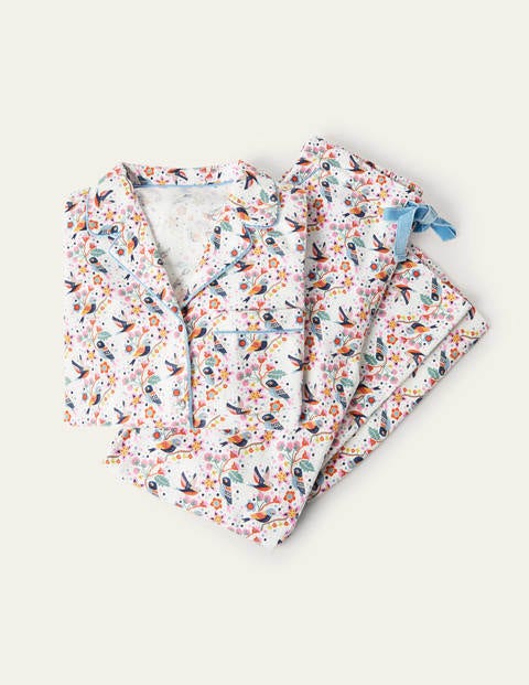 Vanessa Cosy Pajamas - Ivory, Pretty Bird Vanessa Cosy Pajamas - Ivory, Pretty Bird