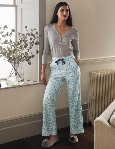 Vanessa Cosy Bottoms - Frosted Blue, Tangled Floral