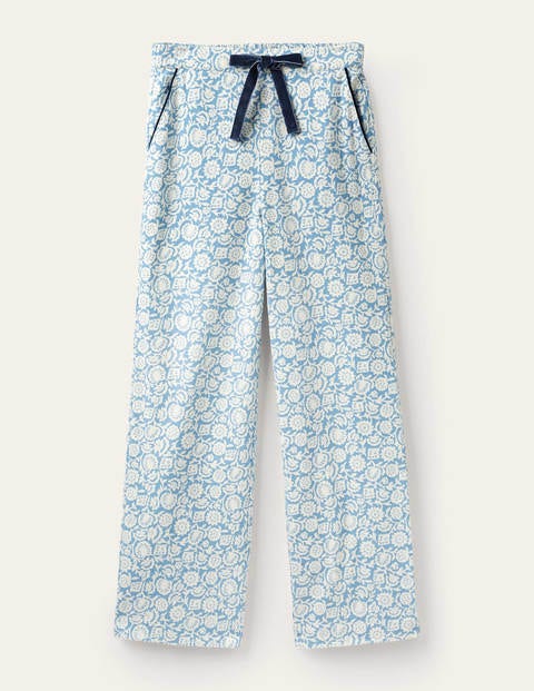 Vanessa Cosy Bottoms - Frosted Blue, Tangled Floral Vanessa Cosy Bottoms - Frosted Blue, Tangled Floral