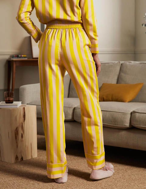 Janie Pyjama Bottoms - Milkshake and Wasp Stripe Janie Pyjama Bottoms - Milkshake and Wasp Stripe
