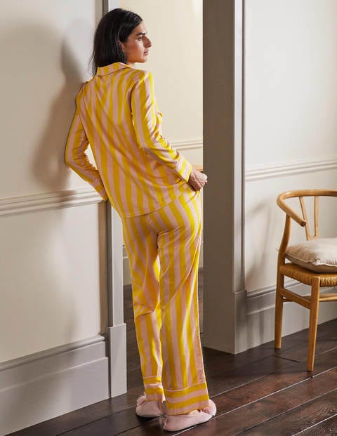 Chemise de pyjama Janie - Rayé milkshake et guêpe Chemise de pyjama Janie - Rayé milkshake et guêpe