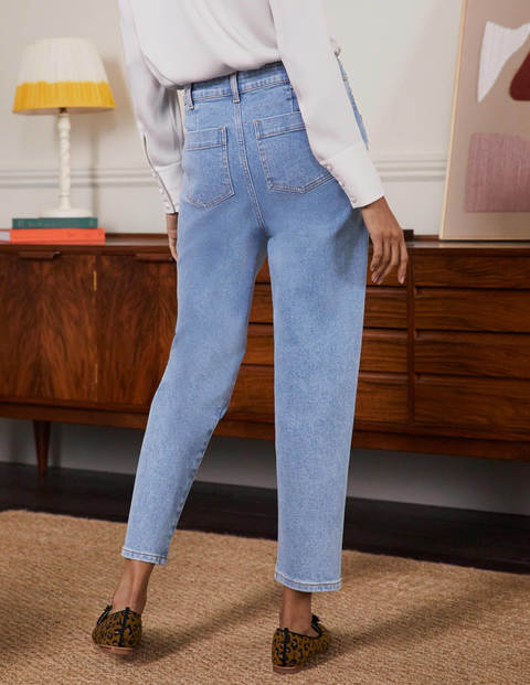 Barrel-Jeans - Helles Vintage-Denim Barrel-Jeans - Helles Vintage-Denim