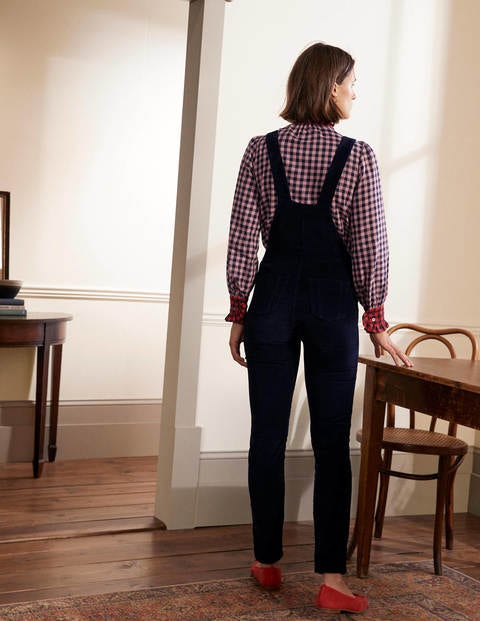 Girlfriend Dungarees - Navy Cord Girlfriend Dungarees - Navy Cord