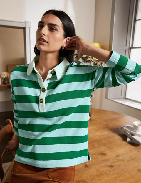 Phillipa Rugby Top - Surf/ Forest Phillipa Rugby Top - Surf/ Forest