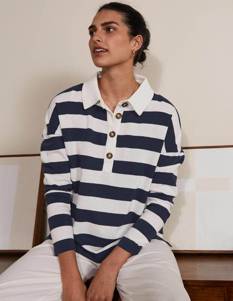Phillipa Rugby Top - Navy/Ivory Phillipa Rugby Top - Navy/Ivory