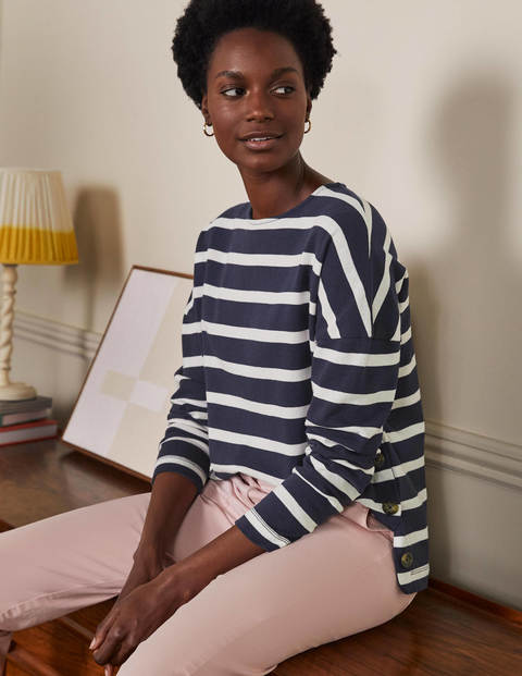 Sophie Long Sleeve Breton - Navy/Ivory Sophie Long Sleeve Breton - Navy/Ivory