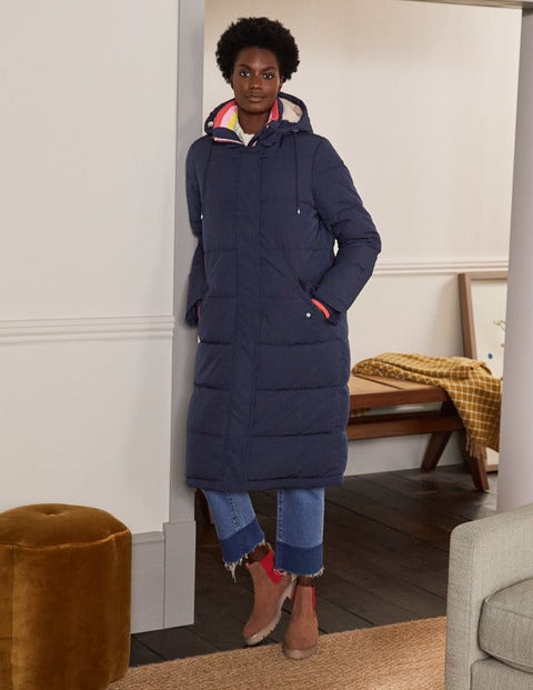 Skye Steppmantel - Navy Skye Steppmantel - Navy
