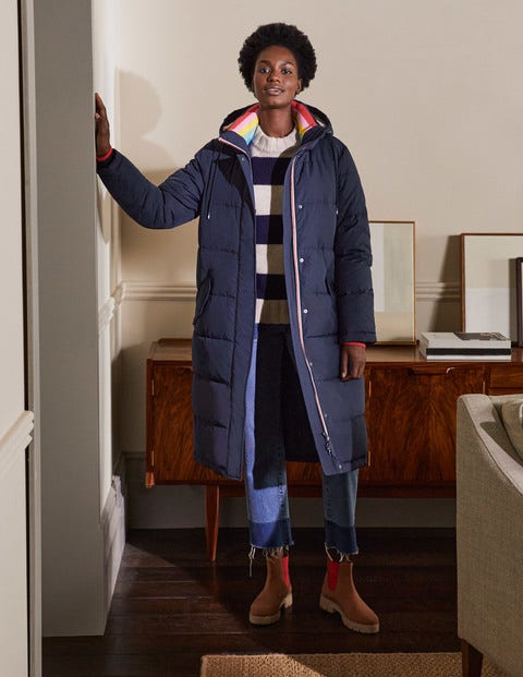 Skye Steppmantel - Navy Skye Steppmantel - Navy