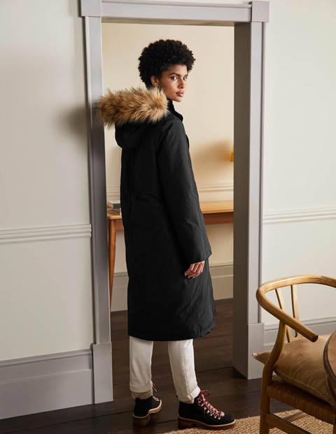 Orkney Wattierter Parka - Schwarz Orkney Wattierter Parka - Schwarz