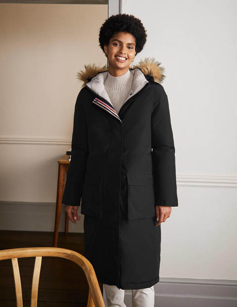 Orkney Wattierter Parka - Schwarz Orkney Wattierter Parka - Schwarz