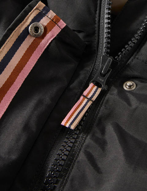 Orkney Wattierter Parka - Schwarz Orkney Wattierter Parka - Schwarz