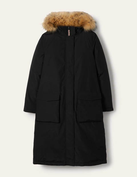 Orkney Wattierter Parka - Schwarz Orkney Wattierter Parka - Schwarz
