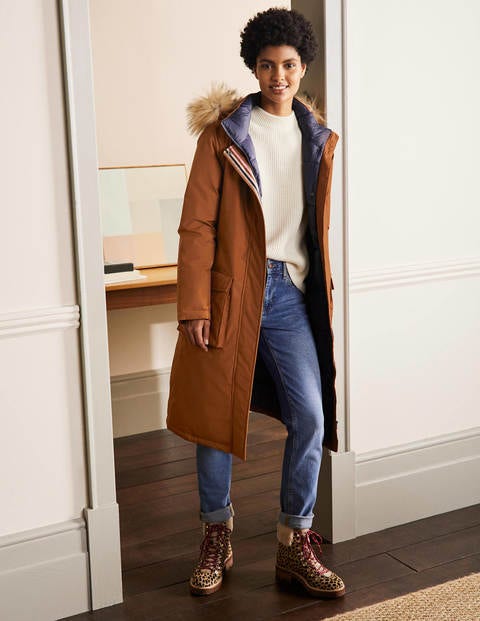 Orkney Padded Parka Coat - Ginger Orkney Padded Parka Coat - Ginger