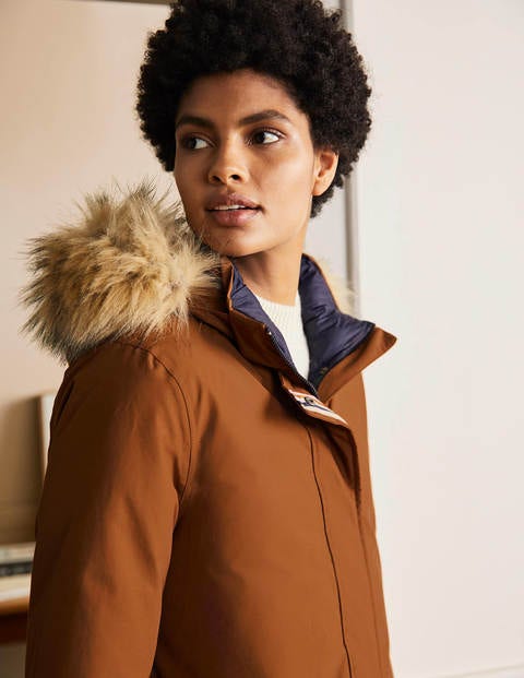 Orkney Padded Parka Coat - Ginger Orkney Padded Parka Coat - Ginger