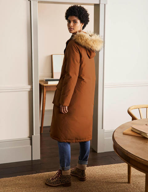 Orkney Padded Parka Coat - Ginger Orkney Padded Parka Coat - Ginger