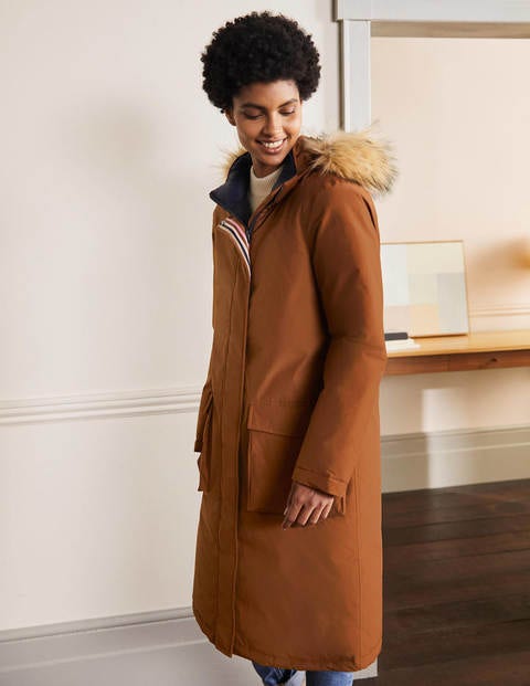 Orkney Padded Parka Coat - Ginger Orkney Padded Parka Coat - Ginger