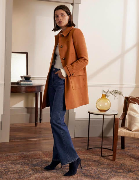 Durham Wool Blend Coat - Ochre Durham Wool Blend Coat - Ochre