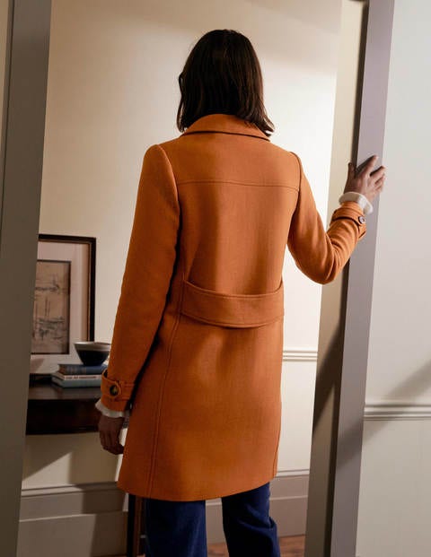 Durham Wool Blend Coat - Ochre Durham Wool Blend Coat - Ochre
